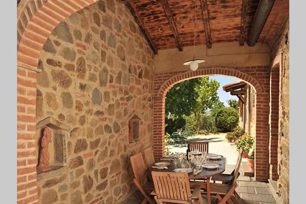 Tuscan Charme Of Cottage Roccaio Countryside Cortona Castiglion Fiorentino Buitenkant foto