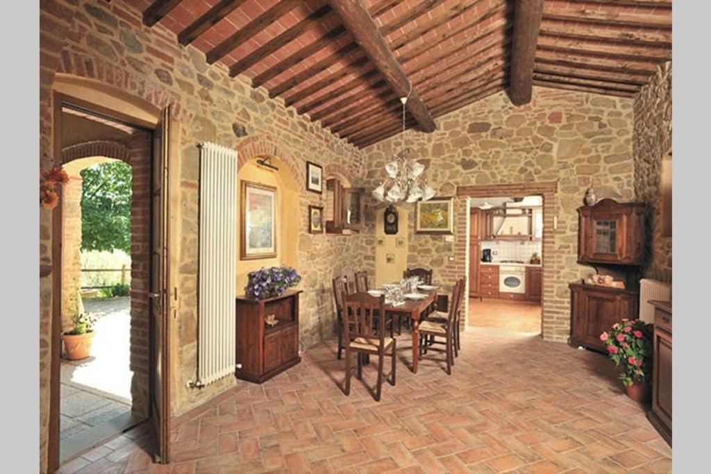 Tuscan Charme Of Cottage Roccaio Countryside Cortona Castiglion Fiorentino Buitenkant foto